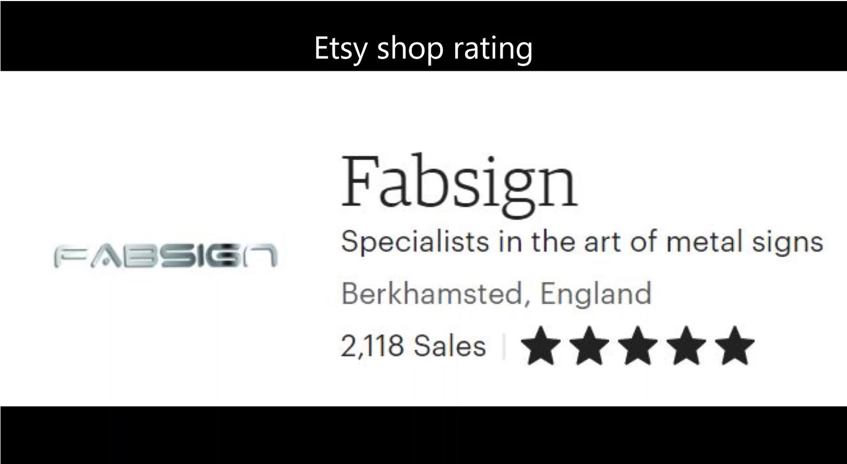 Etsy rating